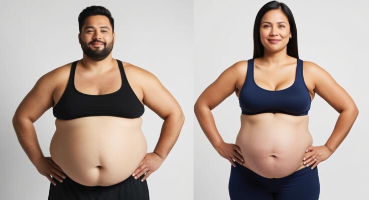 full body belly fat for man and women for feature picture